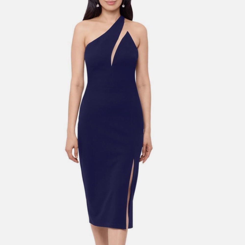 Betsy & Adam Navy Blue cocktail dress